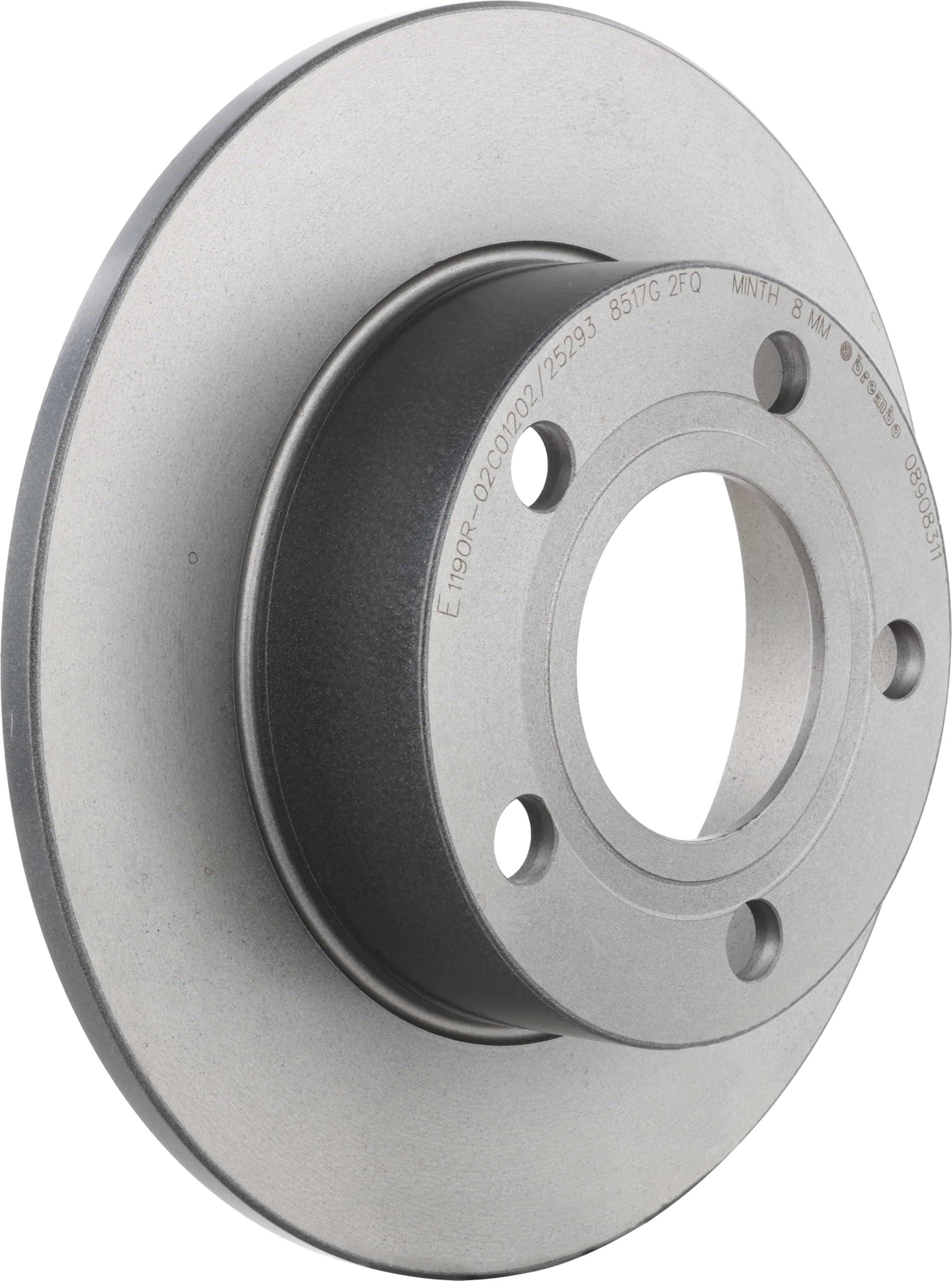 Brembo 09.A301.11 Rear UV Coated Brake Disc - Single Piece
