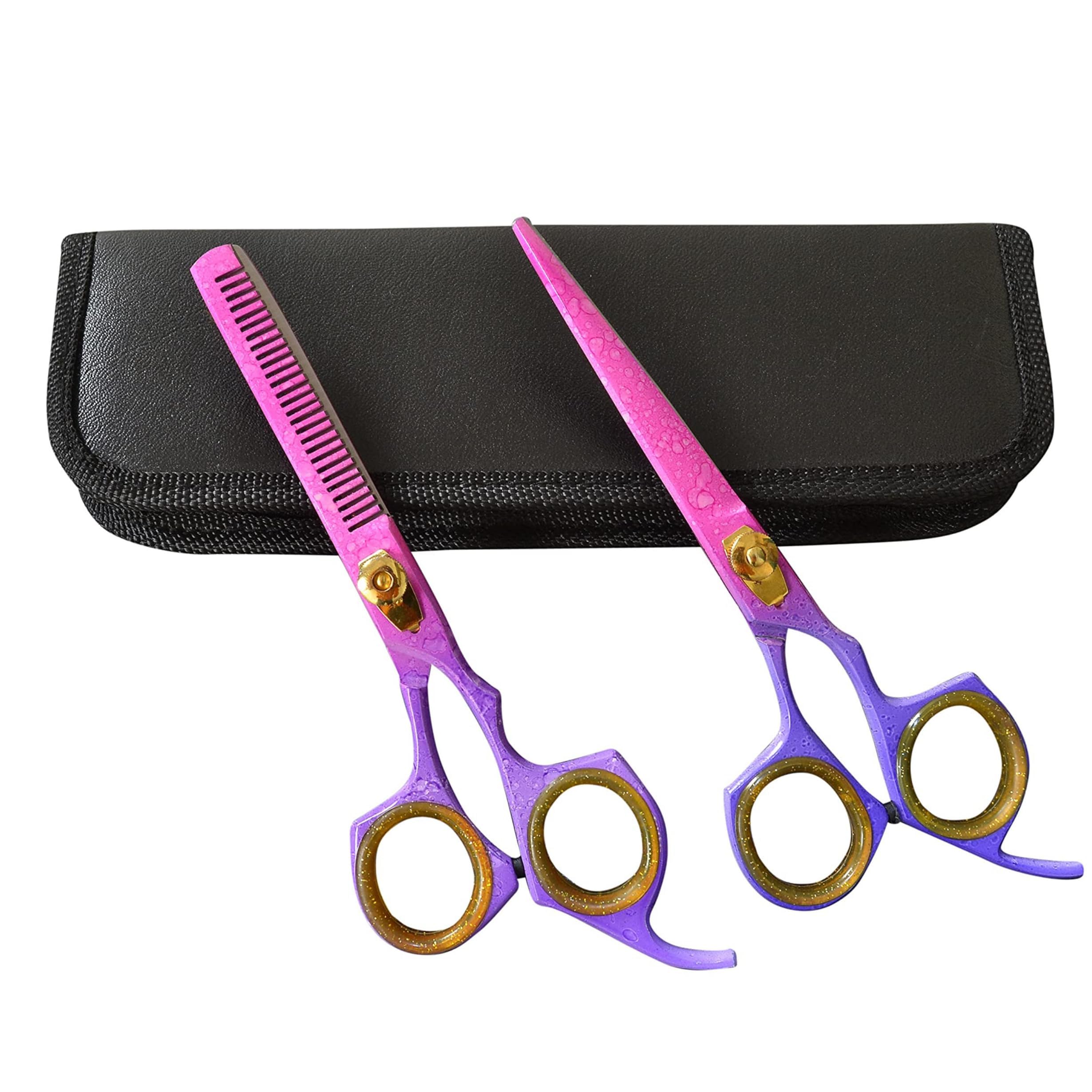 Asm Instruments Professional Hair Cutting & Thinning Scissors Barber Shears Set