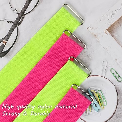 Miniatura 5 de Paquete de 4 bandas de carreras de 3 patas, juegos de carreras de tres patas, cuerdas elásticas duraderas y firmes para actividades al aire libre,