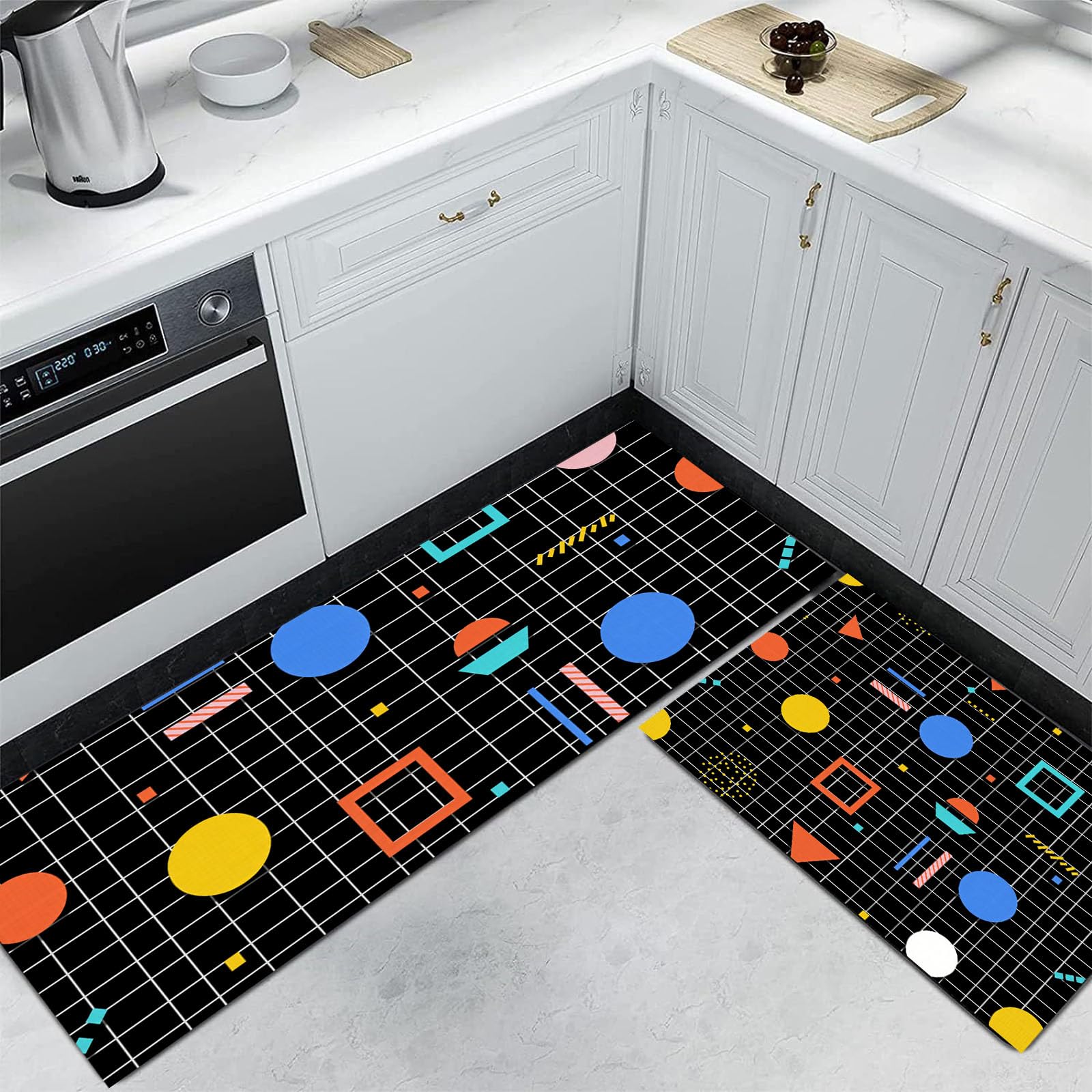Alfombrillas cocina lavables DUOTCYELE evitan resbalones y protegen suelos de cocina