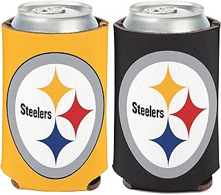 WinCraft Steelers Logo Can Cooler 12 oz.
