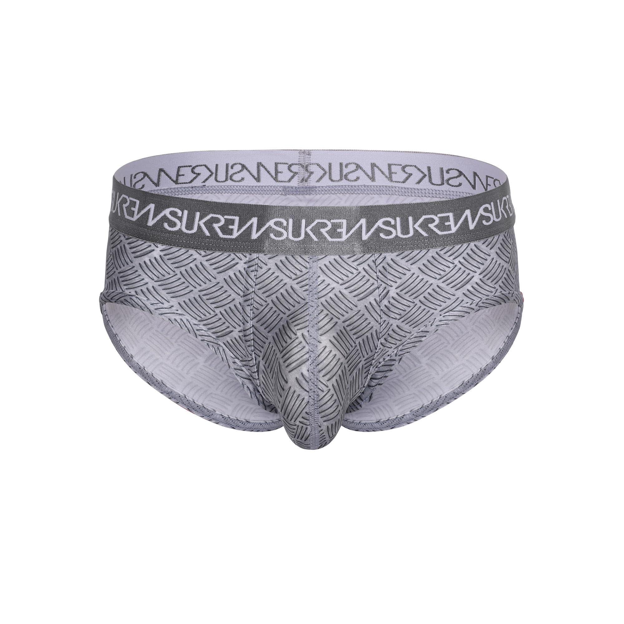 Sukrew Men's Checker - Briefs Underwear - Apex Brief - 1X Size M