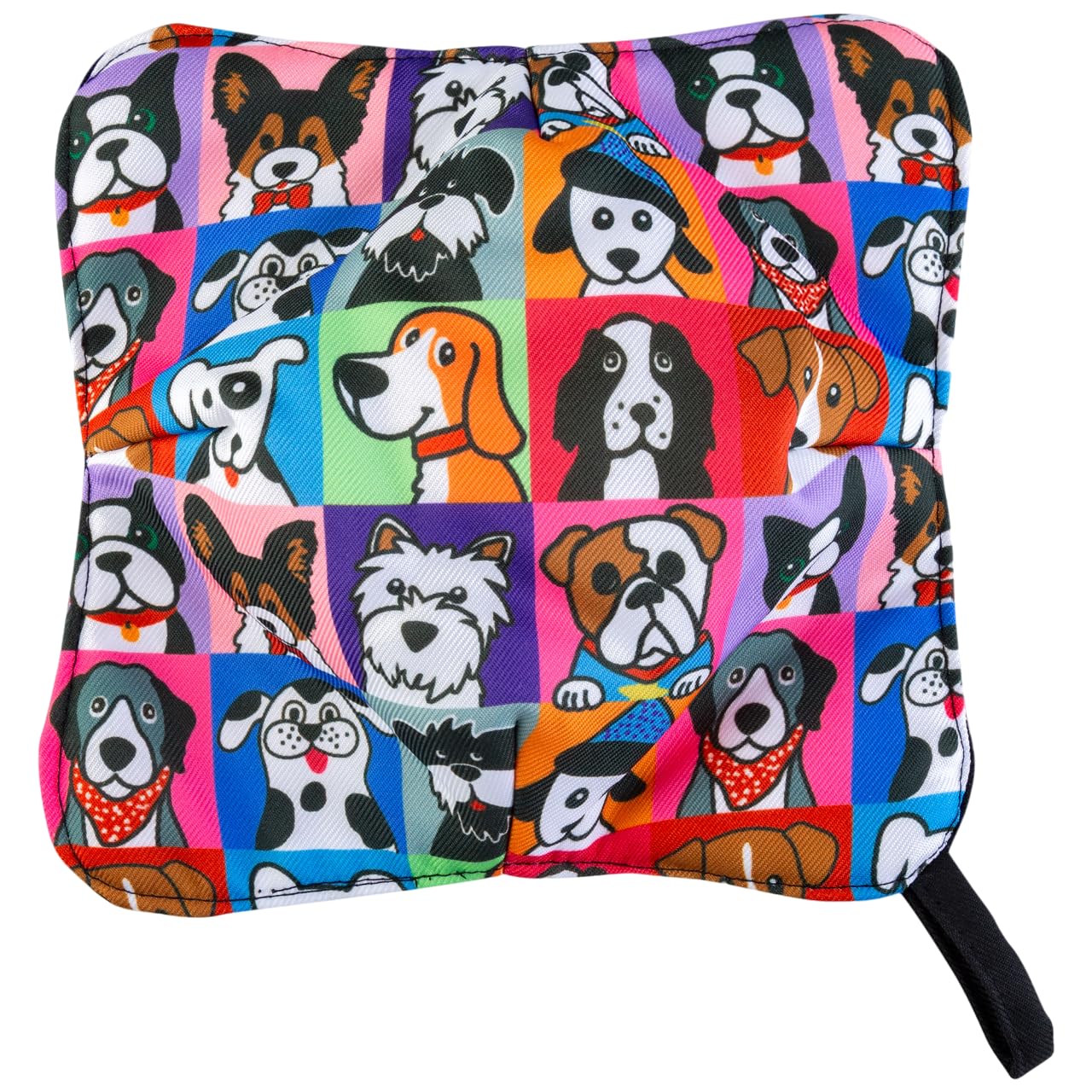 GreaterGood Paw Lover Bowl Cozy Set of 4 Microwave Safe Cozies for Hot Food, Reversible Paw Print Bowl Holders for Soup, Ice Cream & Microwave Use,