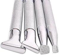 Vista 6 de Realeather Juego de herramientas de sellos de cuero para artesanía de cuero, set de sellos estilo Sheridan II