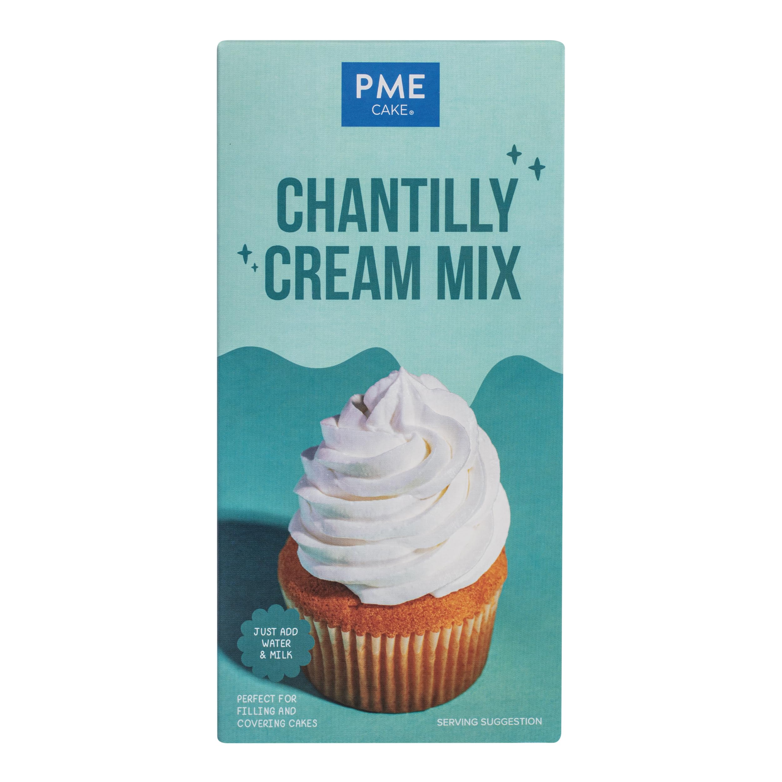 PME Fluffy Chantilly Cream Mix (450g), No-fuss Icing for Decadent Desserts & Cakes