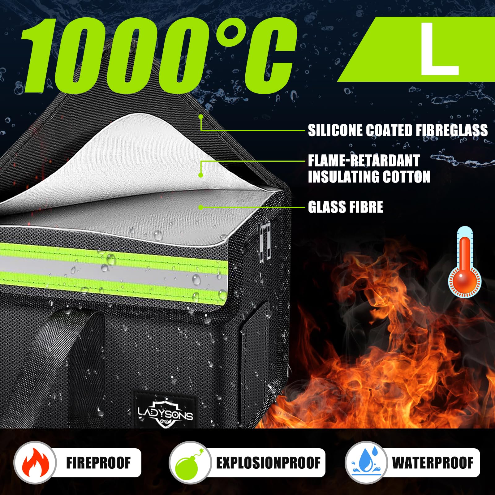 Sac Sécurité Lipo Housse De Batterie Ebike Ignifuge Et étanche - 6