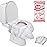 Potty Shields Toilet Seat Covers Disposable (12 Pack, Floral) - XL Waterproof Toilet Cover for Toddlers, Kids & Adults - Portable & Individually Wrapped for Travel, Potty Training & Public Restrooms