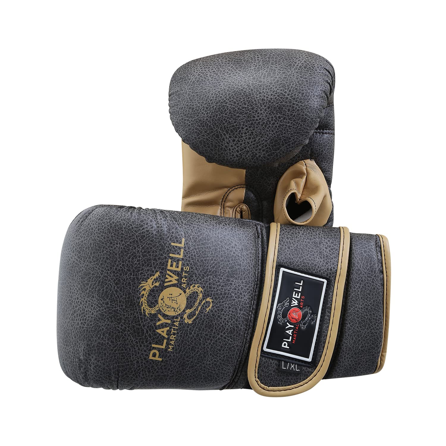 Playwell Premium Range: Vintage Serie - Schlagen Fäustling Boxsack Handschuhe - Paar