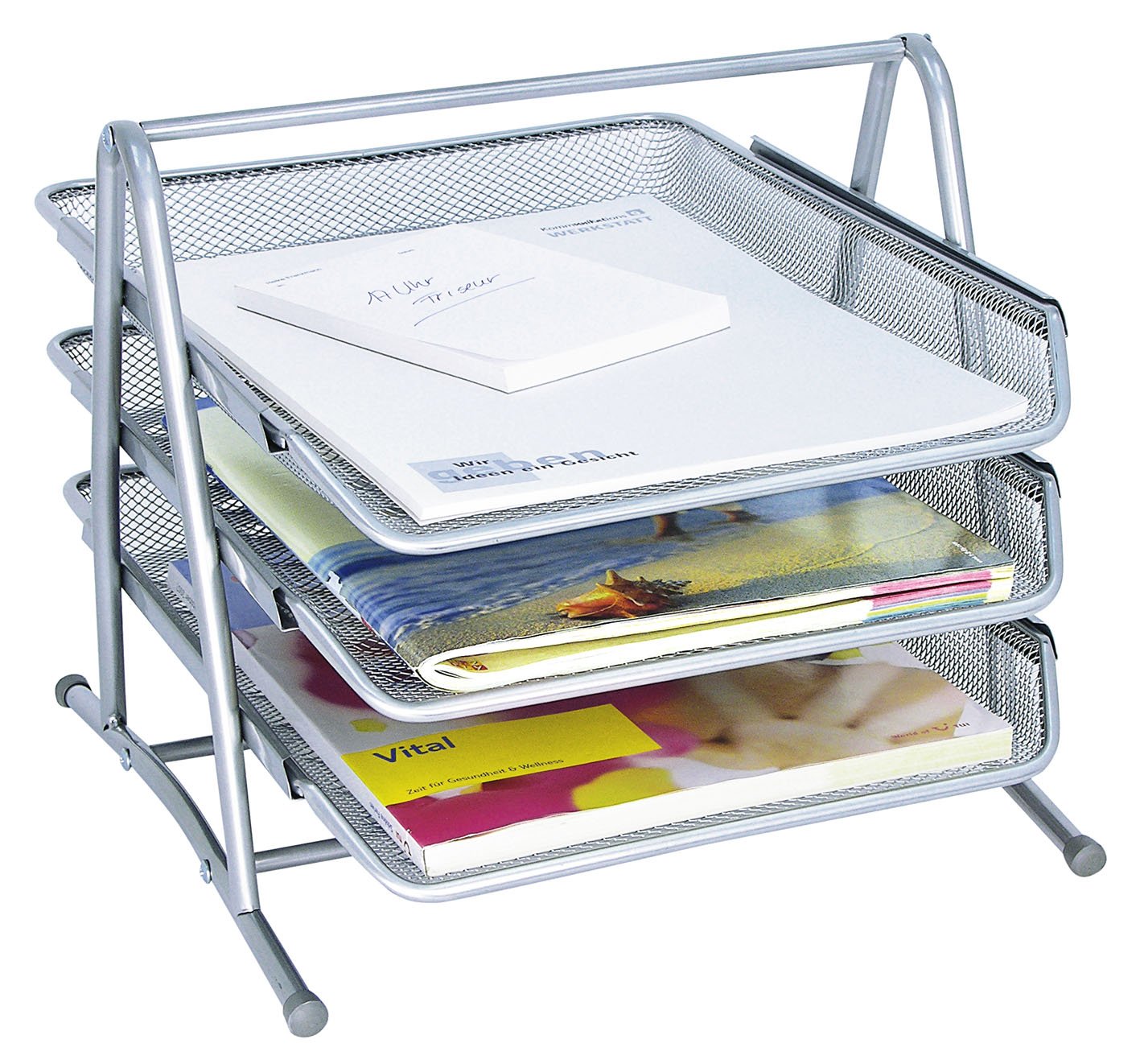 Wedo Letter Tray Set - Silver