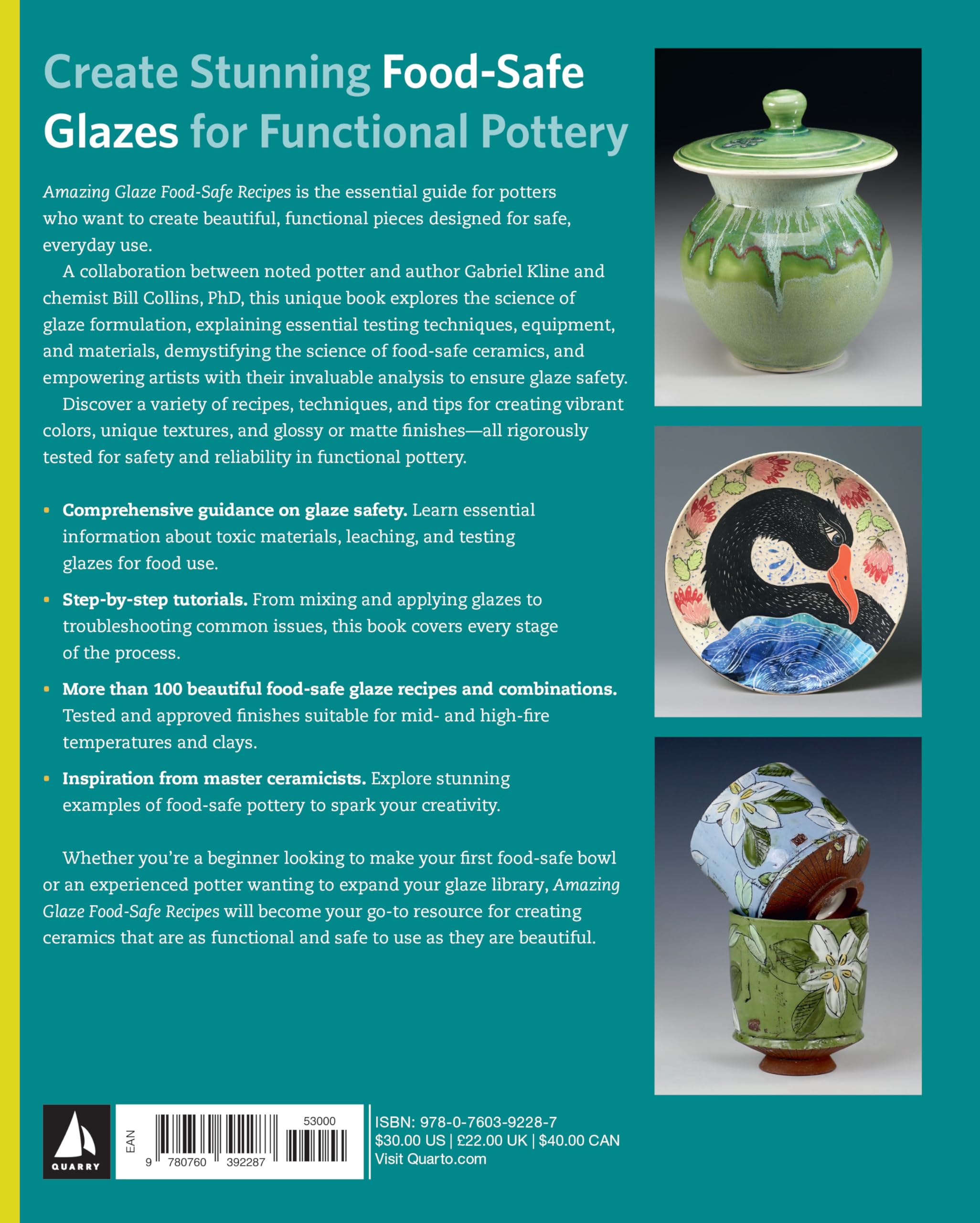 Amazing Glaze Food-Safe Recipes: Innovative, Lab-Tested Techniques and Recipes (Mastering Ceramics)