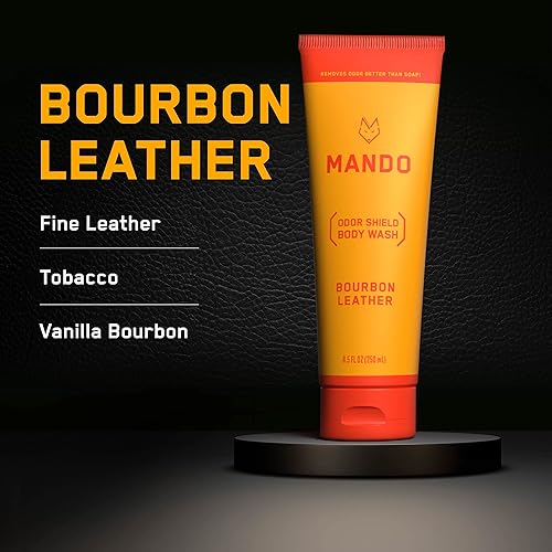 Miniatura 5 de Mando Gel de baño Odor Shield, aroma de cuero Mt. Fuji y Bourbon - Control de 24 horas, elimina el olor mejor que el jabón  Mt Fuji  Sin SLS, sin