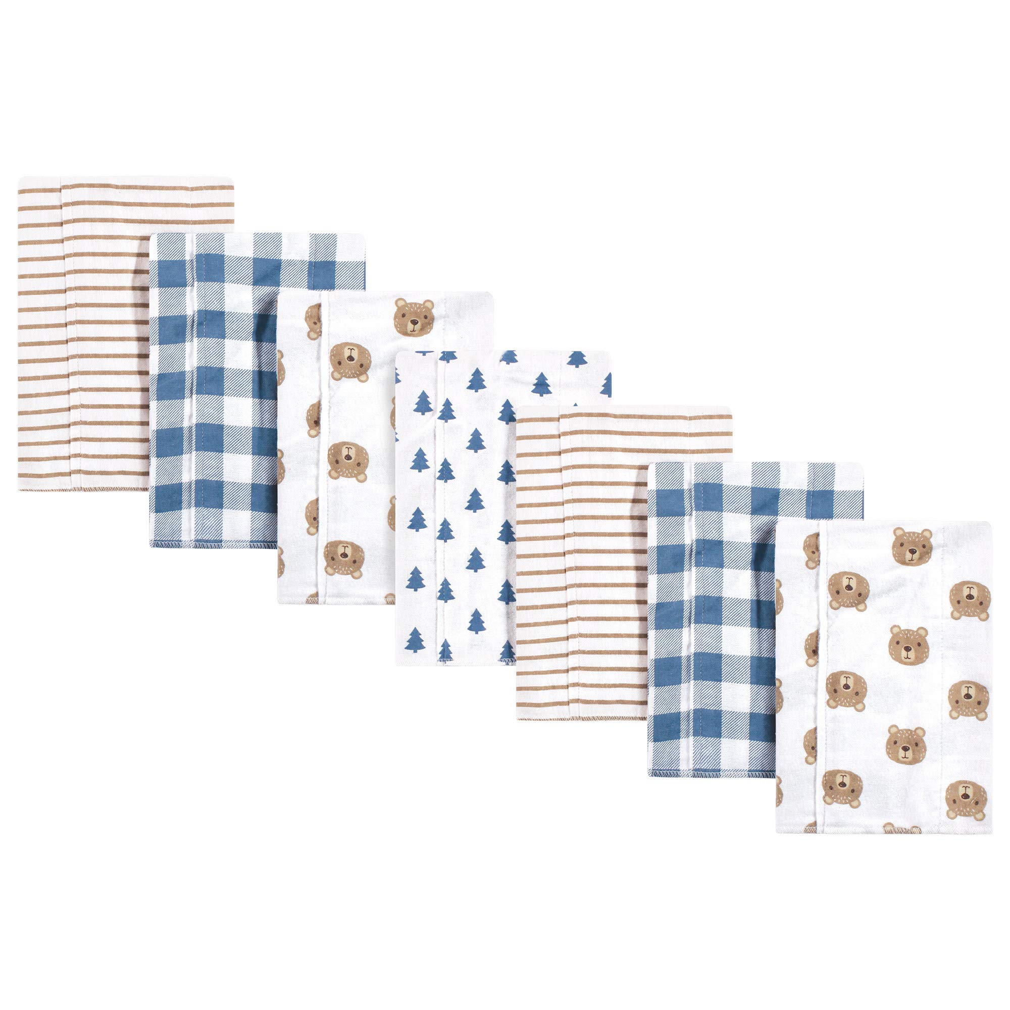 Hudson Baby - Paños de limpieza para lactancia, diseño unisex, en franela de algodón - beige - talla única