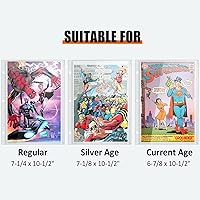 Vista 6 de Bolsas de cómics, fundas para libros de cómics, 12 bolsas protectoras de cómics