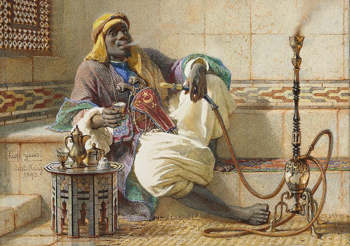 Pintura sobre lienzo El descanso de Kieff Yaoo de Carl Haag decoracion elegante para el dormitorio 5