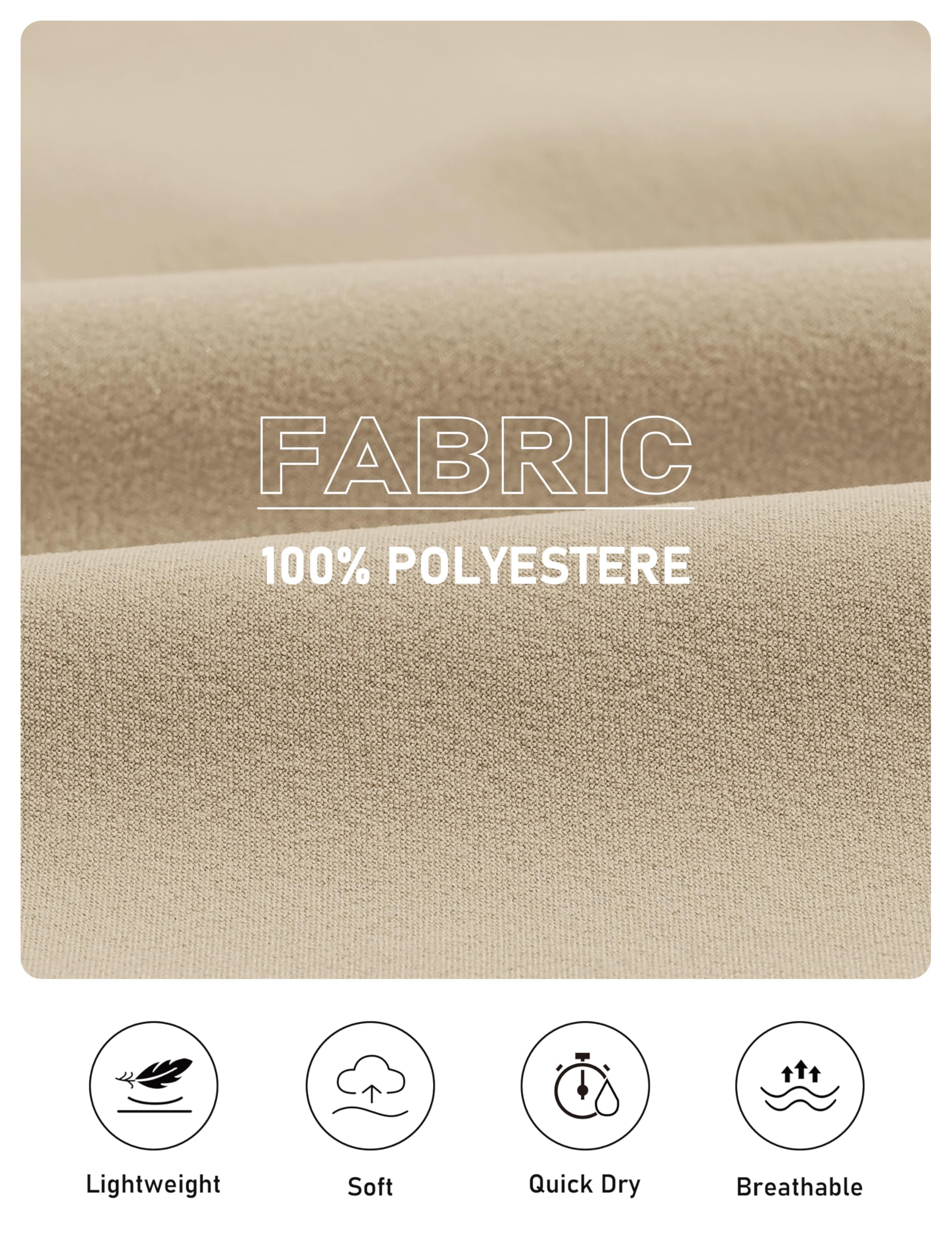 MoFiz Pantalon de randonnée pour femme Capri Cargo Pantalon d'été 3/4, léger, à séchage rapide avec poche