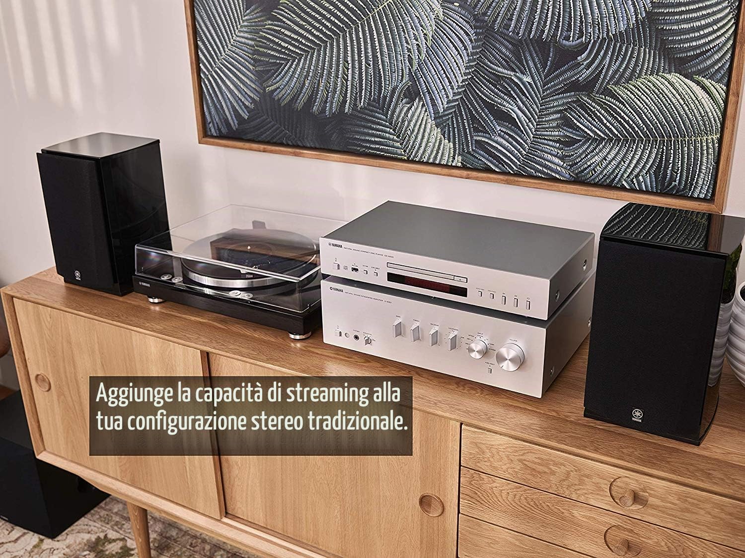 Yamaha Plattenspieler Vinyl 500 Schwarz