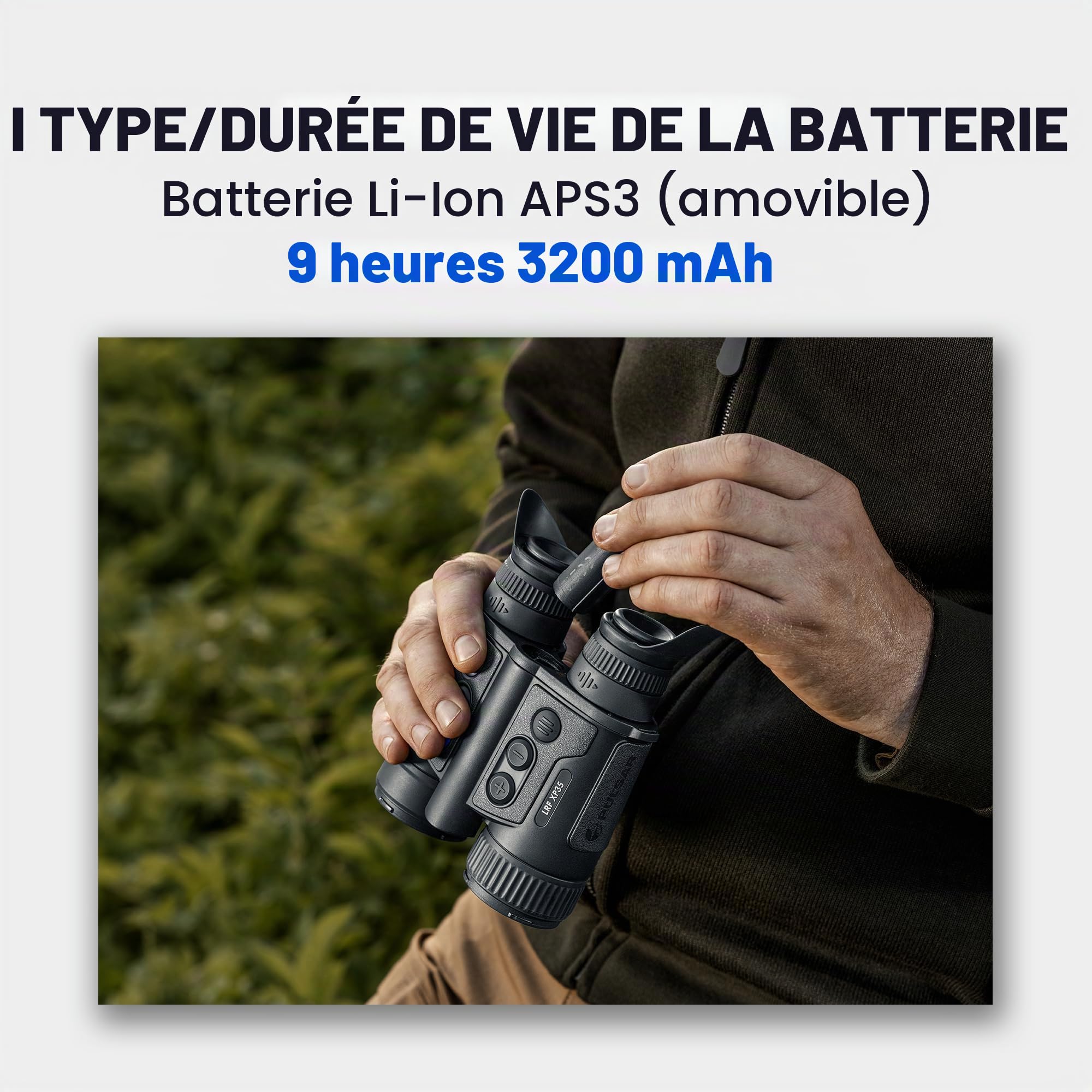 Pulsar Merger LRF XP35 Jumelles d'imagerie Thermique avec télémètre Laser