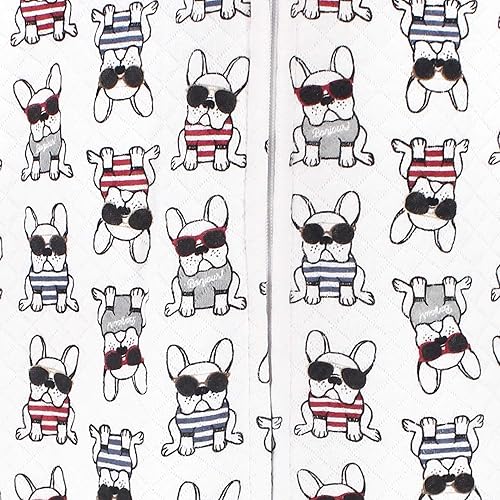 Miniatura 2 de Hudson Baby - Saco de dormirmanta portátil unisex para bebés de manga larga acolchonada Leopard, Buffalo Plaid, Red Rose, Moose, Football, Enchanted