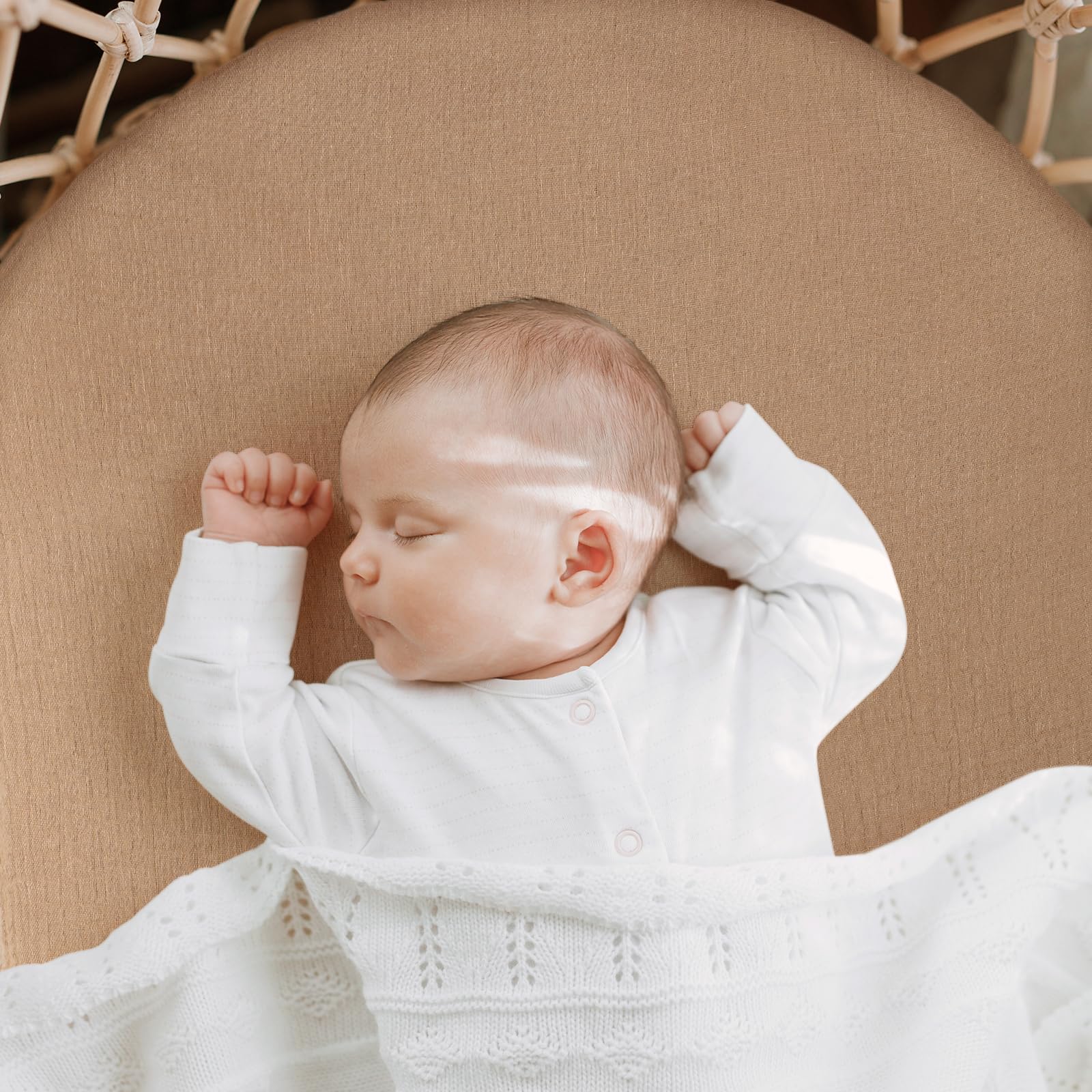 Peepeemax Lenzuola Navicella Universale Lenzuola Culla Neonato Lenzuola Carrozzina Neonato,100% Mussola Di Cotone 55x90 Cm, 50x90 Cm, 90x60 Cm, 89x49cm (Verde