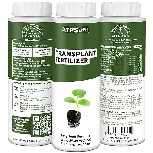 Transplant Fertilizer – Fertilizante Líquido para Trasplante, 8 oz miniatura 5
