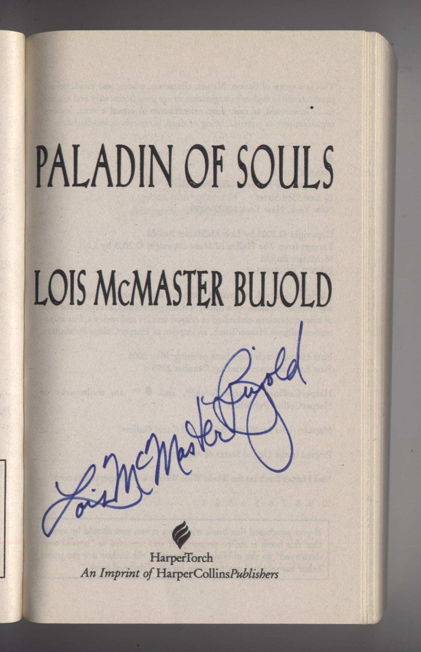Paladin of Souls: A Hugo Award Winner (Chalion series, 2)