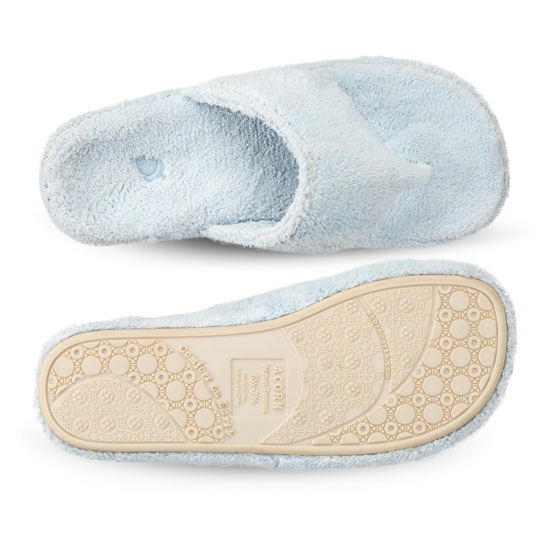 Acorn Women's Spa Thong With Premium Memory Foam PantuflasMujer