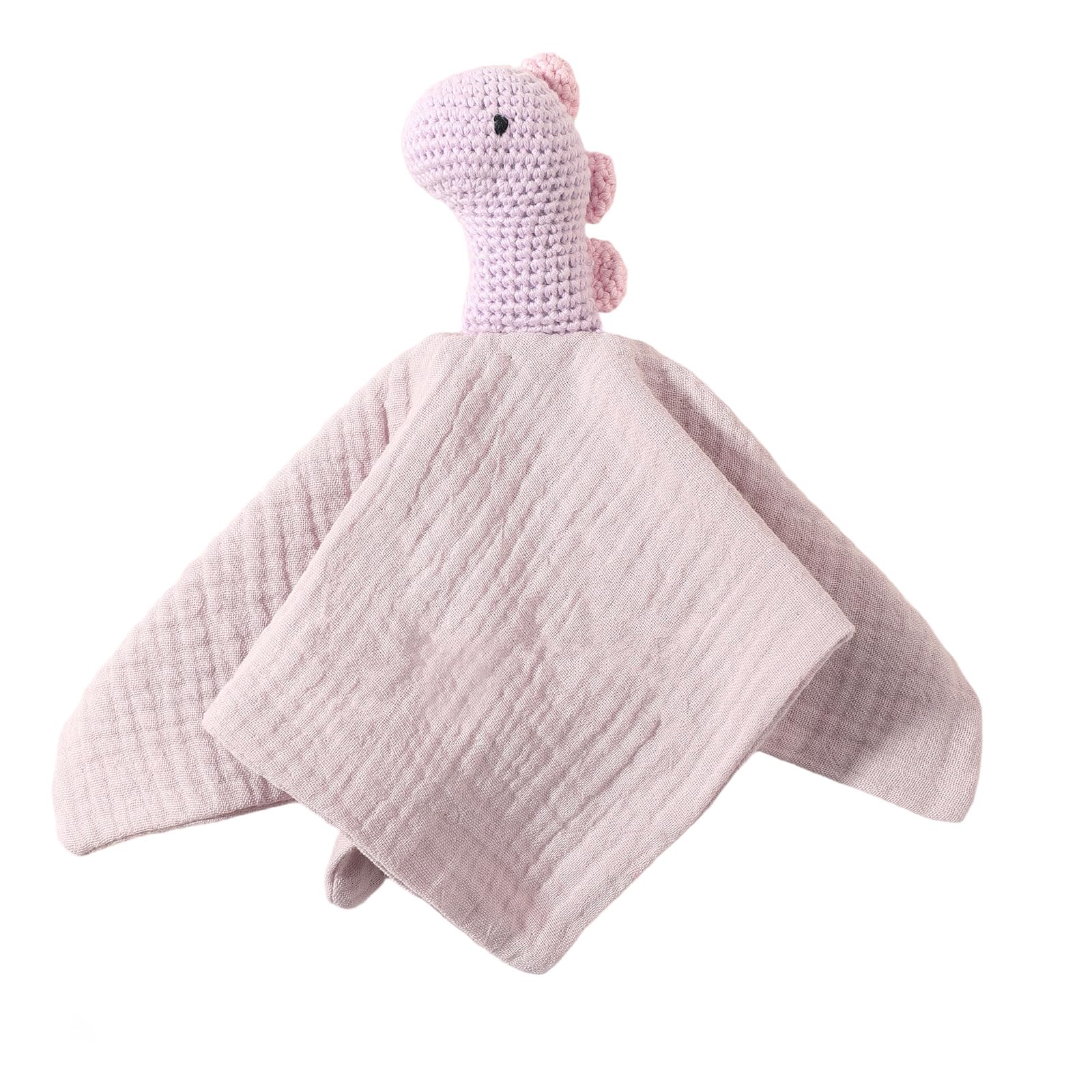 kokdid Lovely Baby Soother Doll Crocheted Animal Appease Comforting Towel Pacify Handkerchief for Newborns and Toddler Appease Towel