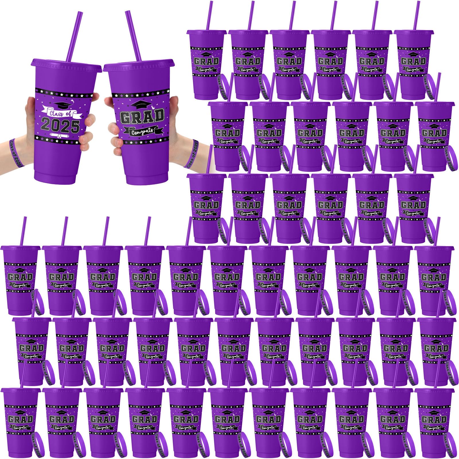 Snapklik.com : Skylety 50 Set / 100 Pcs 2025 Graduation Gifts Set Bulk ...