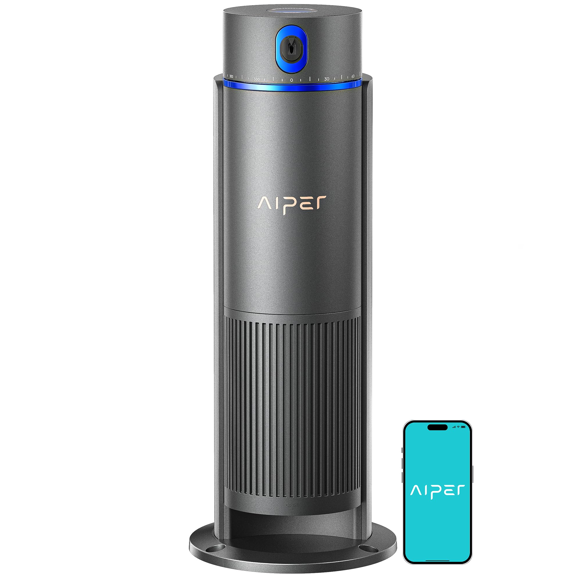 Aiper IrriSense 2 Smart Sprinklers for Yard, Multi-Zone Plant-Specific Watering, Smart Scheduling, Weather-Adaptive Irrigation with Rain Sensor, Irrigation System for Large Lawns up to 4800 sq.ft.