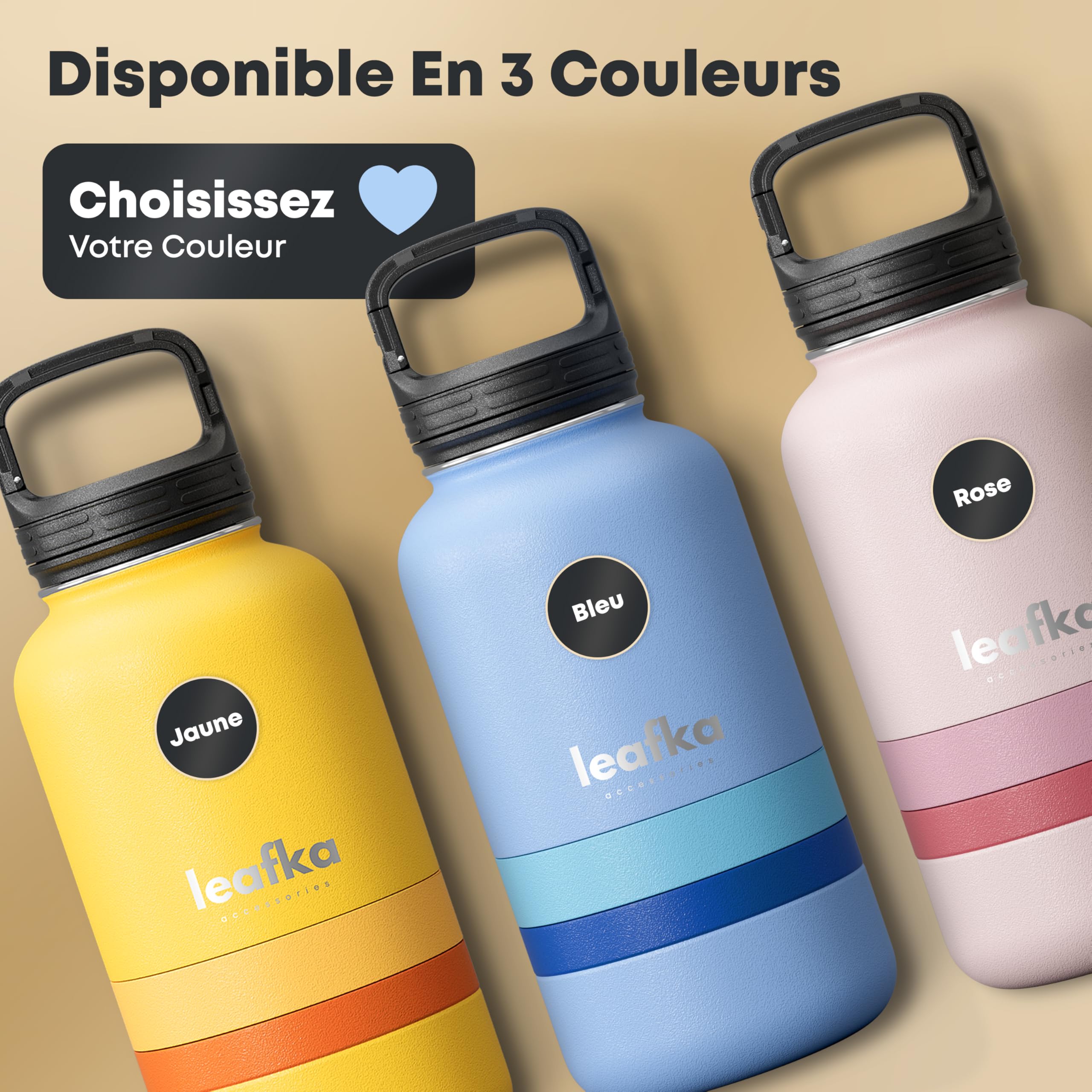 Bouteille pour Chien 3 en 1 avec Gamelle Eau et Compartiment Croquettes, Gourde de Voyage Portable pour Chien et Chat, Bouteille Transport Eau et Nourriture pour Animaux - 1L (Bleu)