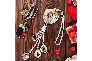 Personalized Photo Crystal Car Pendant Heart-Shaped Custom Car Accessory
