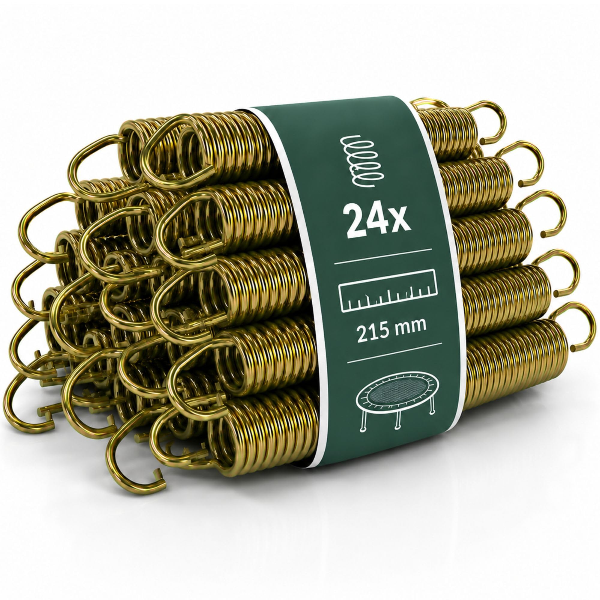 Arebos Muelles para Cama elástica | Muelle de tensión | 215 mm