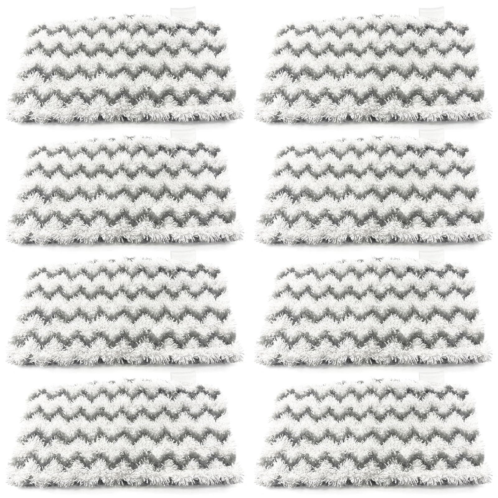 Steam Mop Replacement Pads for Shark S1000 Steam Mop, S1000A, S1000C, S1000WM, S1001C,S1200 Steam Mop Vacuum Cleaner, Machine Washable,8 Pack Steam Pocket Mop Replacement Pads