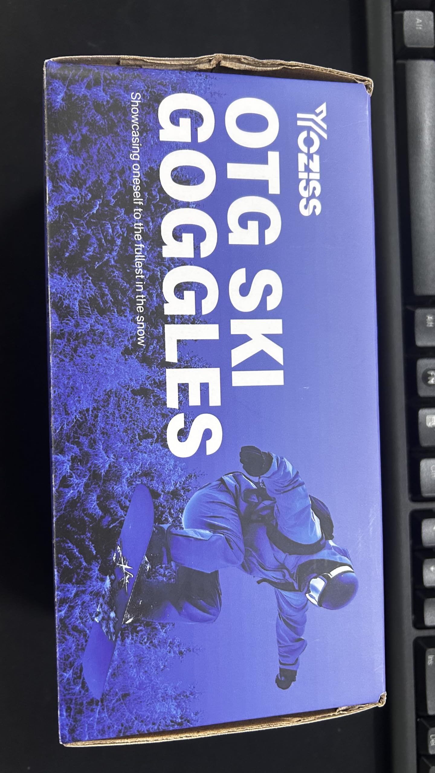 YOZISS Maschera da Sci uomo donna,OTG Maschera da Snowboard, Protezione UV400 Occhiali da Sci Snowboard, Occhiali da Motocross per ciclismo Equitazione Arrampicata Sci
