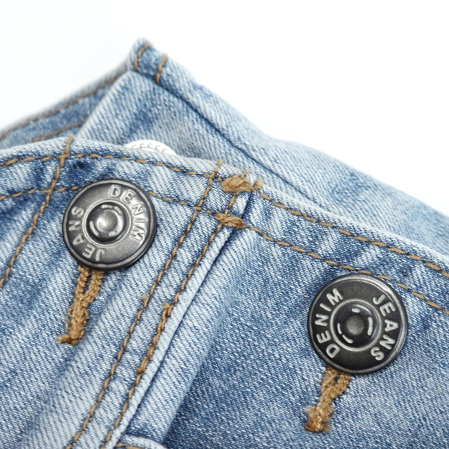 KIDSCOOL SPACE Salopette in denim bambina, salopette in denim altamente elastica per bambine e bambini grandi