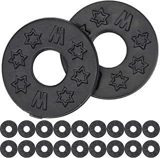 Demason 20 Pcs Guitar Strap Locks, Silicone Rubber Guitar Strap Blocks/Guitar Locks for Locking Guitar Strap