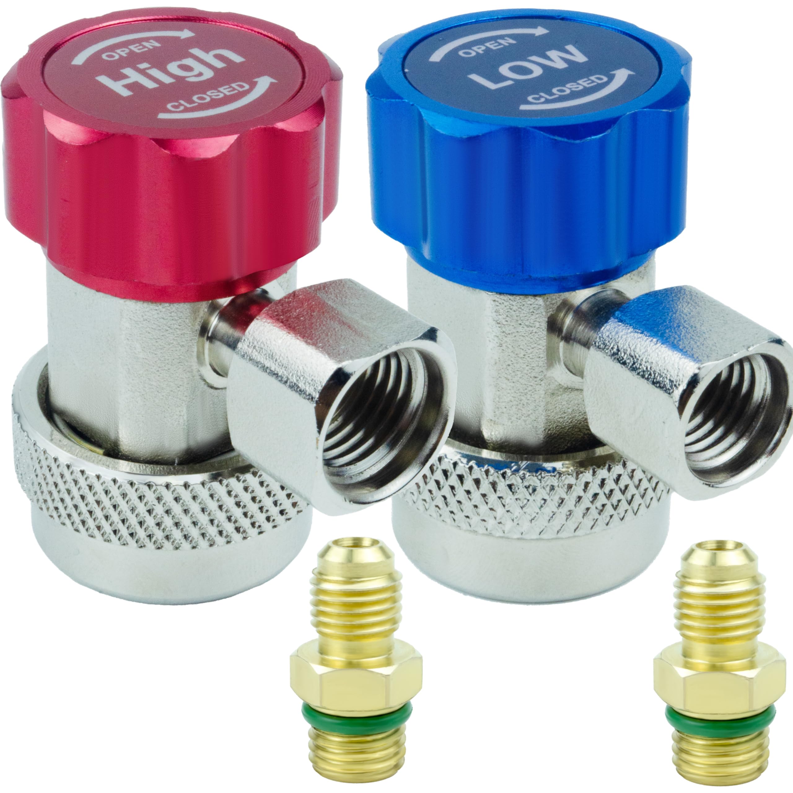 BFXM R134a Quick Coupler Adapter, Car Refrigerant Adapter