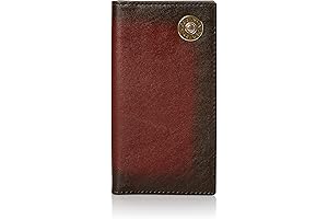 Nocona Bullet Rodeo Trifold Shotgun Shell Wallet in Brown