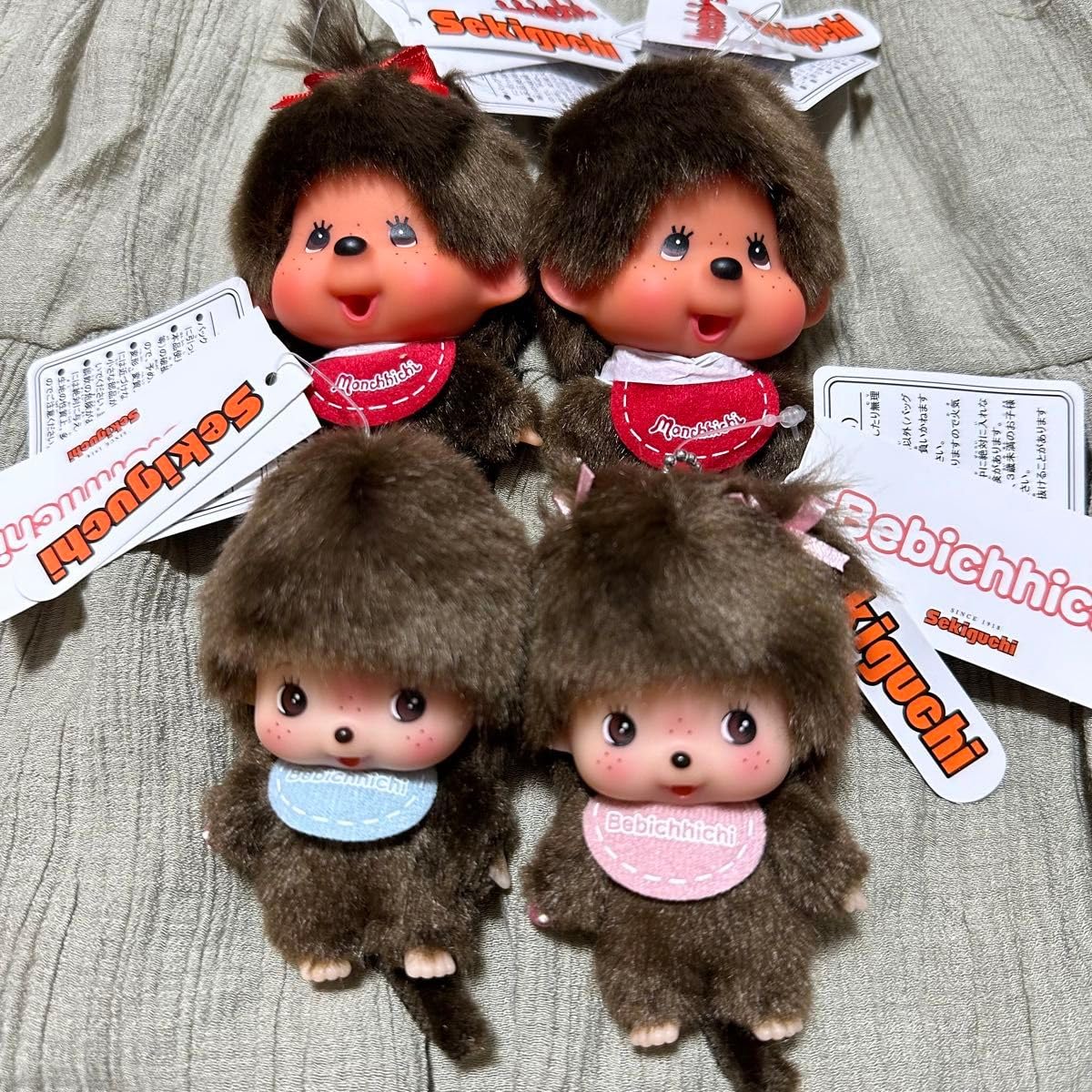 Amazon.co.jp: 顔でかベビチッチ 顔でかモンチッチ ぬいぐるみ 