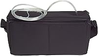 Vista 2 de Drive Medical OP-150T Cilindro de oxígeno bolsa de transporte, negro, bolsa horizontal