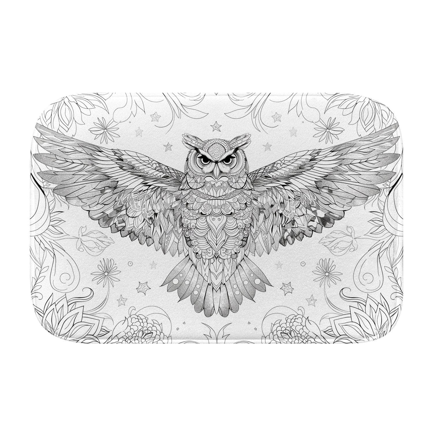 Tapis de Bain Mousse à Mémoire de Forme Anti Glisse Idéal Sortie de Baignoire Taille L