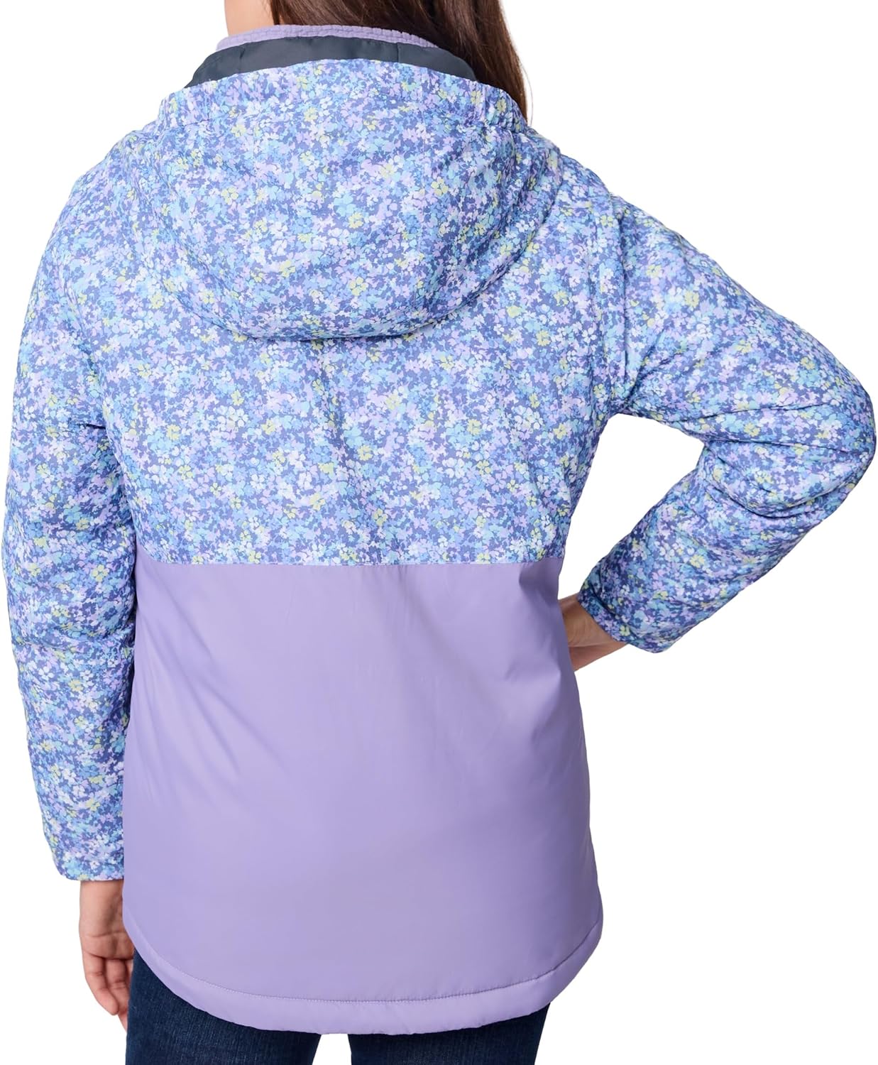 Free Country Girls 3 in 1 Winter Jacket Fleece Water & Wind Resistant Shell Insulated Hooded Outdoor Coat for Kids