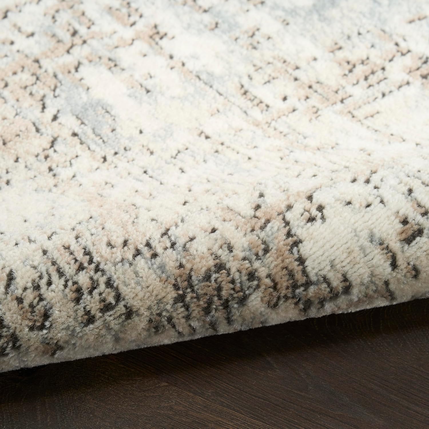 Nourison Home Concerto Ivory Beige 2'2" x 3'9" Area Rug - Easy Clean, Non Shedding, Bed Room, Living Room, Dining Room, Kitchen (2' x 4')