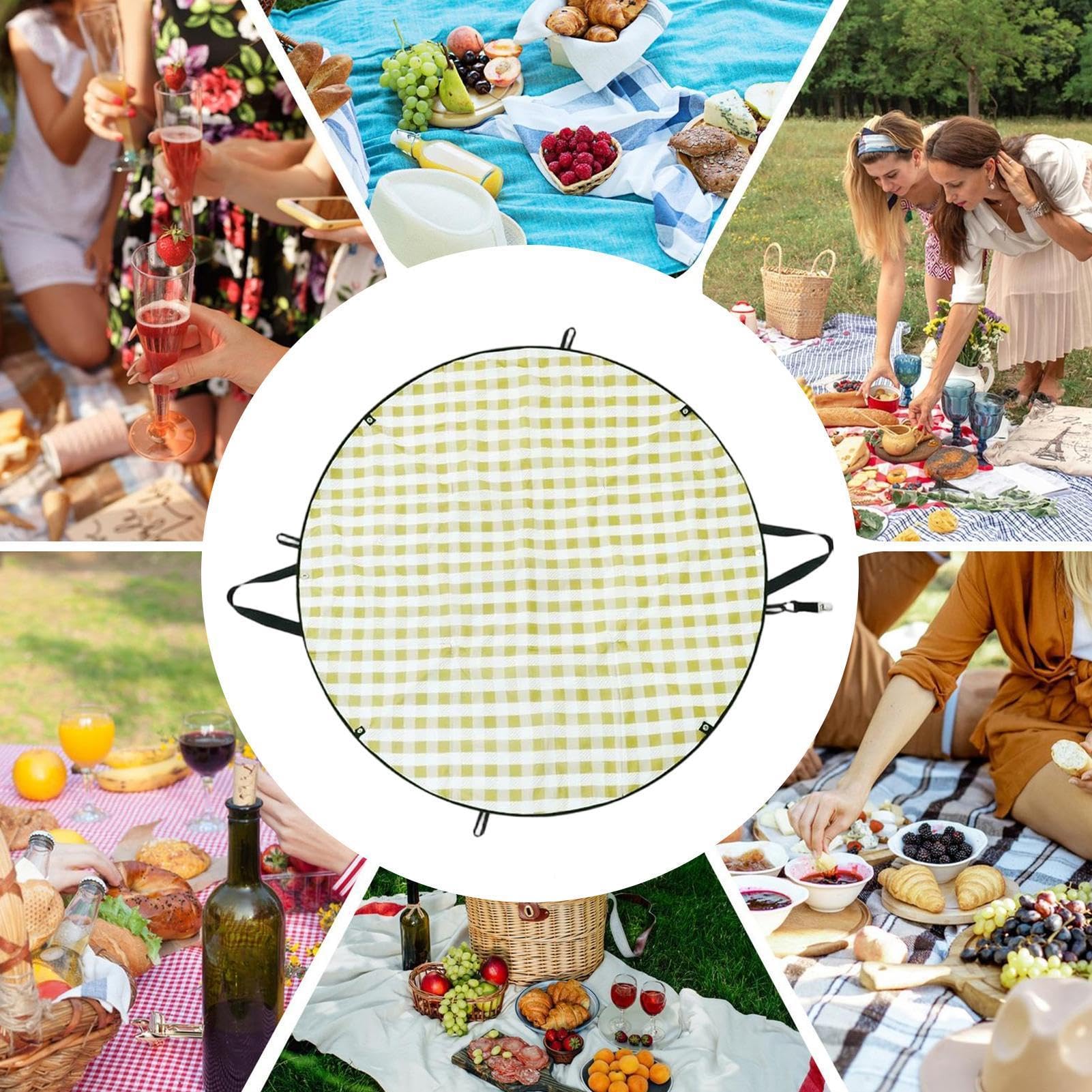 Couverture Pique-Nique D'Extérieur Tapis imperméable pliable 124 cm