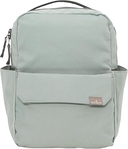 RED ROVR Mochila ligera Mini Roo 6 bolsillos para artículos esenciales diarios (salvia)