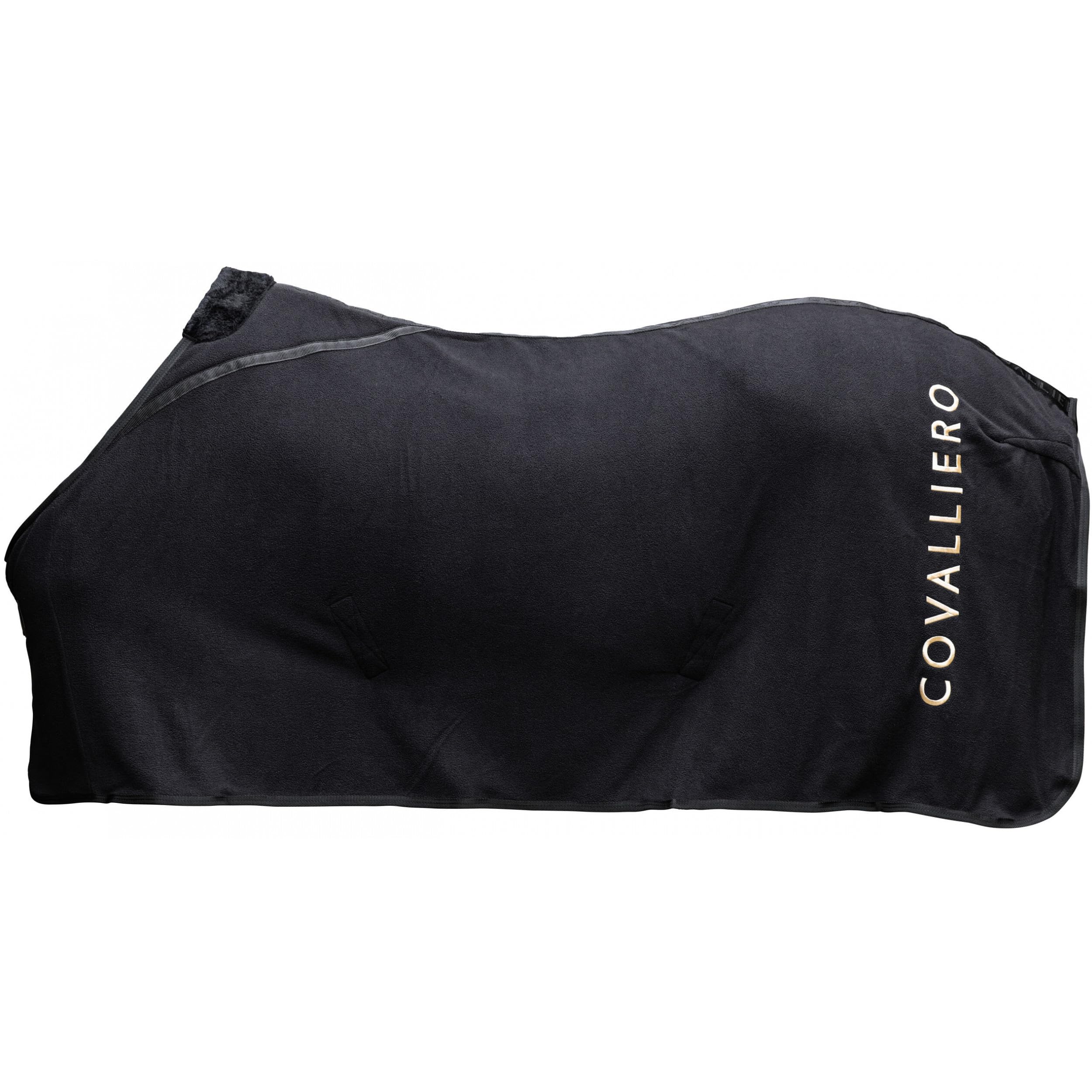 Covalliero Transport- und Abschwitzdecke Fleece Black HW 2025 (XXL (165 cm))