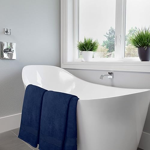 Vista 92 de Utopia Towels - Juego de toallas de baño 100 % de algodón hilado en anillo de 600 GSM, secado rápido, muy absorbentes, livianas, para baños