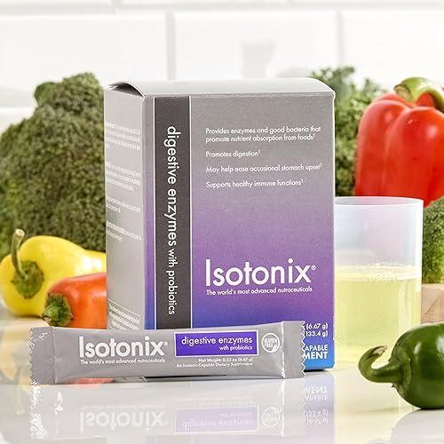 Miniatura 2 de Isotonix Enzimas digestivas con paquetes de probióticos - Complejo multienzimático DigeZyme y Bacillus coagulans - Apoya la digestión y la absorción