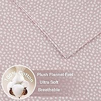 Vista 3 de True North by Sleep Philosophy Cozy Flannel Warm 100% Cotton Sheet - Novelty Print Animals Stars Cute Ultra Soft Cold Weather Bedding Set, Full