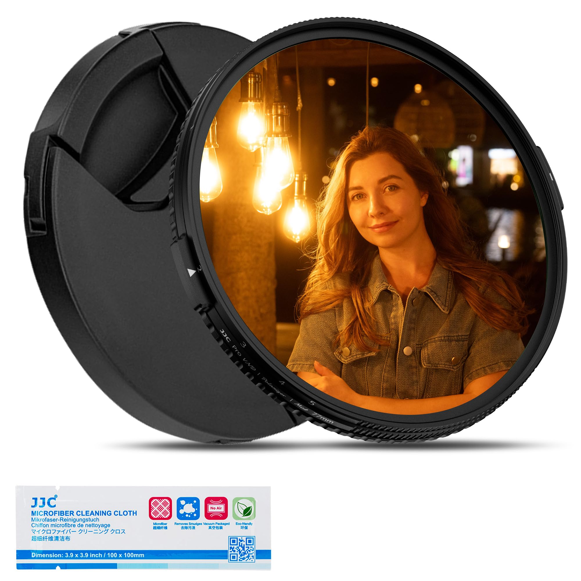 49 mm 3 w 1 ND i CPL i czarny filtr dyfuzyjny efekt mgły 1/4, zmienny ND2-32 (stop 1-5) filtr miękki polaryzacyjny mgły polaryzacyjnej Nitto True Color z 28-warstwową powłoką do dynamicznego